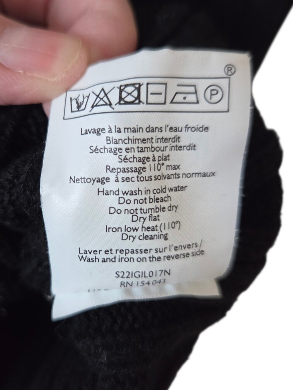 Sézane Ilena Cardigan Women Medium Black Organic Cotton Embroidered - Picture 11 of 11